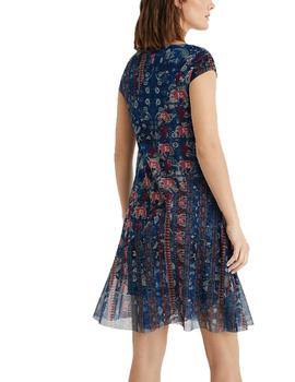 Vestido Desigual Merry Marino Mujer