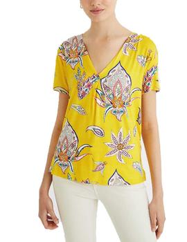 Camiseta Desigual Lemark Amarillo Mujer