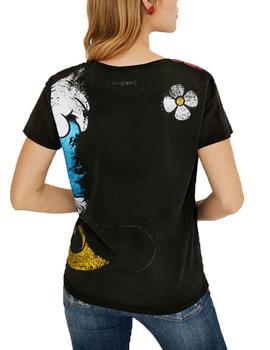 Camiseta Desigual Minnie Azul Mujer