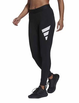 Leggings Adidas W FI 3B Negro/Blanco Mujer