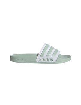 Chanclas Adidas Adilette Shower Verde/Blanco Mujer