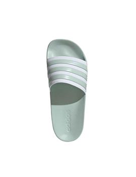 Chanclas Adidas Adilette Shower Verde/Blanco Mujer