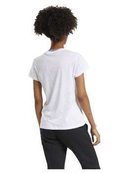 Camiseta Reebok TE Graphic Vector Blanco Mujer