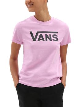 Camiseta Vans WM Flying V Crew Lila Mujer