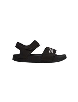 Sandalias Adidas Adilette K Negro/Blanco