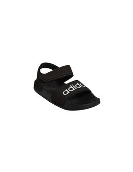 Sandalias Adidas Adilette K Negro/Blanco