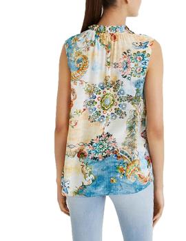 Blusa Desigual Satiri Multicolor Mujer