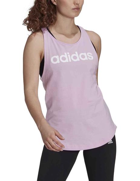 Solenoide Púrpura encerrar Camiseta Adidas W Lin TK Lila Mujer