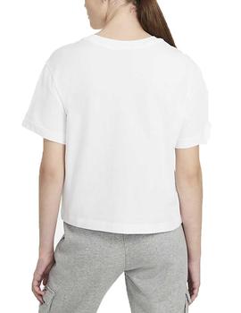 Camiseta Nike Sportswear Swoosh Blanco Mujer