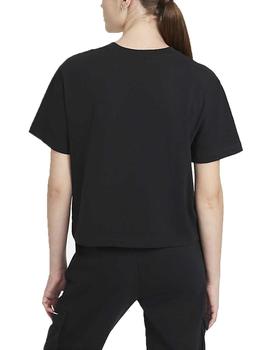 Camiseta Nike Sportswear Swoosh Negro Mujer