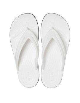 Chanclas Crocs Crocband Flip Blanco