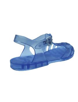 Sandalias Goma Cangrejeras Azul Cristal