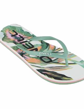 Chanclas O'Neill FW Profile Graph Verde agua Mujer
