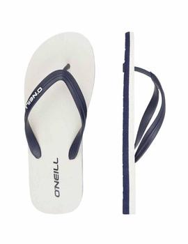 Chanclas O'Neill Profile Small Logo Blanco Hombre