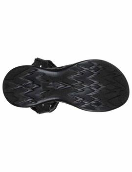Sandalias Skechers On The Go 600 Brill Negro Mujer