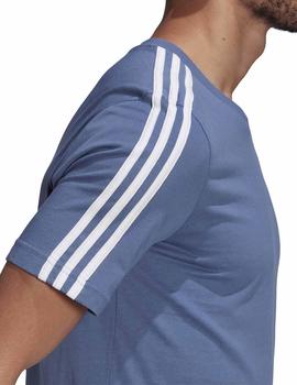 Camiseta Adidas M 3S SJ Azul Hombre