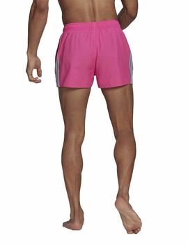 Bañador Adidas 3S CLX SH VSL Fucsia/Verde Hombre
