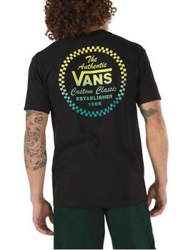 Camiseta Vans Custom Negra Hombre