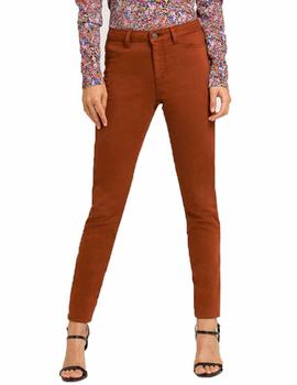 Pantalon Naf Naf F-Power Skin Marron Mujer