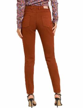 Pantalon Naf Naf F-Power Skin Marron Mujer