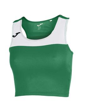 Camiseta Joma Race Verde/Blanco SM Mujer