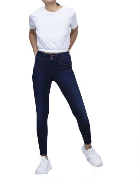 Pantalon Tiffosi Size Double Up_1 Azul Mujer