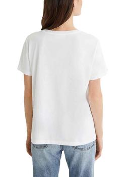 Camiseta Desigual Desiguales - Juntos Blanco Mujer