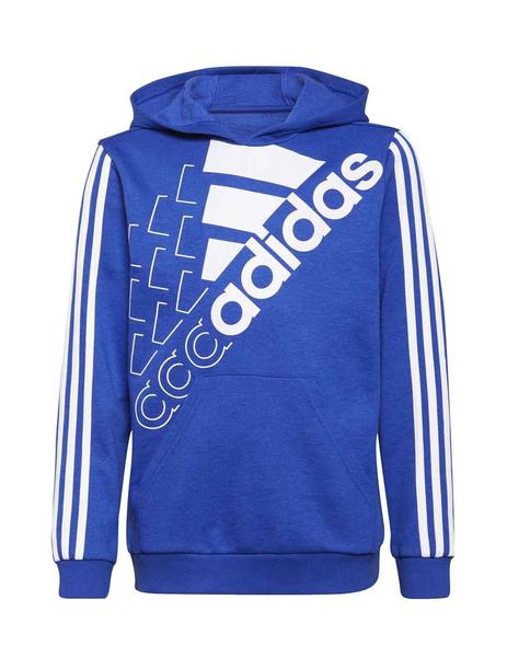 Sudadera Adidas Logo Azul/Blanco Niño