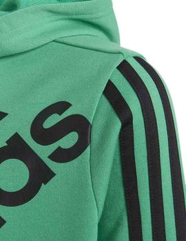 Sudadera Adidas Logo HD Verde/Negro Niño