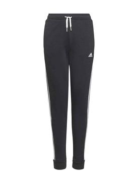 Pantalon Adidas G 3S FL C Negro/Blanco Niña