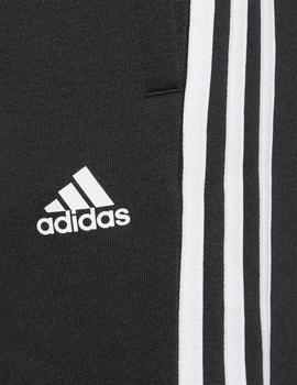 Pantalon Adidas G 3S FL C Negro/Blanco Niña