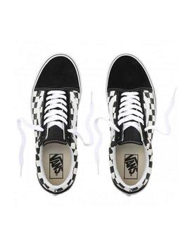 Zapatillas Vans Checker Negro/Blanco Canvas/Suede