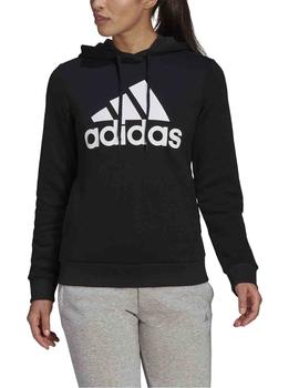 Sudadera Adidas W BL FL Negro/Blanco Mujer