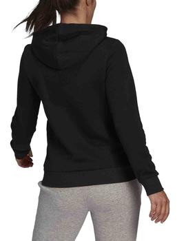 Sudadera Adidas W BL FL Negro/Blanco Mujer