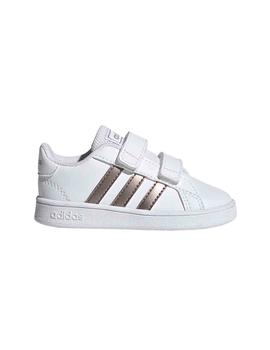 Zapatillas Adidas Grand Court I Blanco/Cobre