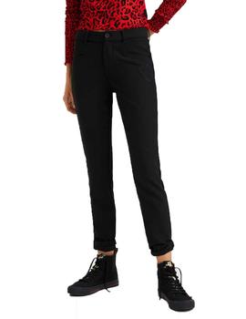 Pantalon Desigual Coruña Negro Mujer