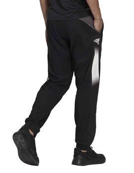 Pantalon Adidas M Seaso Negro/Blanco Hombre