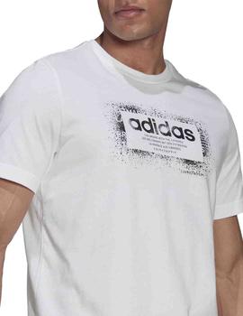 Camiseta Adidas M SPRY BX Blanco Hombre