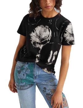 Camiseta Desigual Mickey MC Blanco Mujer