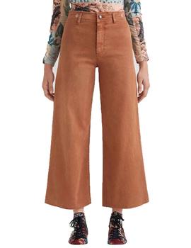 Pantalon Desigual Noak Castaño Mujer