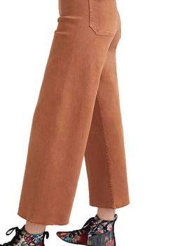 Pantalon Desigual Noak Castaño Mujer