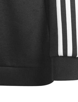 Sudadera Adidas Logo Negro/Blanco Niño