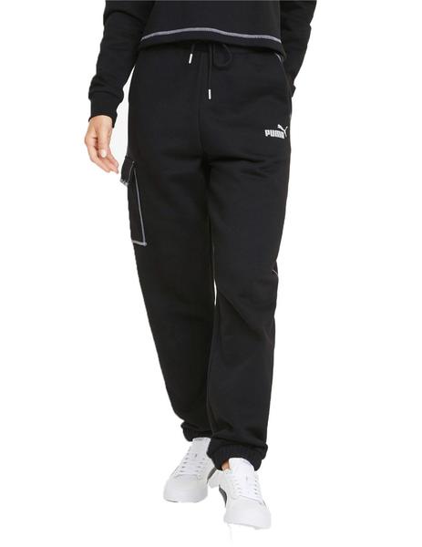 Pants puma negro mujer deals