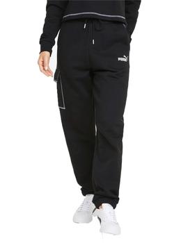 Pantalon Puma Power Cargo Negro Mujer