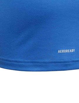 Camiseta Adidas TR Prime Niño Azul