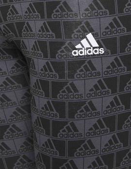 Mallas Adidas Essentials Logo Negro/Gris para Niña