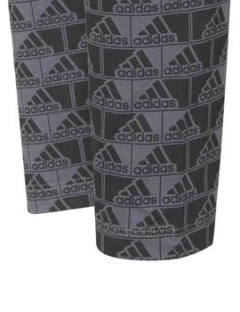 Mallas Adidas Essentials Logo Negro/Gris para Niña