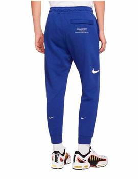 Insatisfecho Diversidad Extremo Pantalon Nike Sportswear Swoosh Azul Hombre