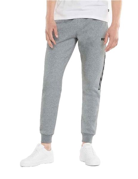 Demonio Sucediendo patrón Pantalon Puma Power Tape Sweat Gris Hombre