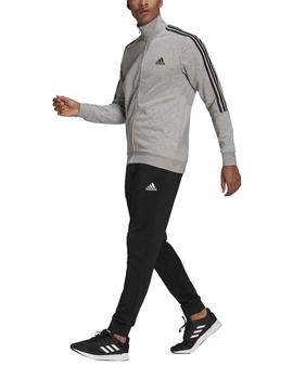 Chandal Adidas M 3S FT TT Gris/Negro Hombre